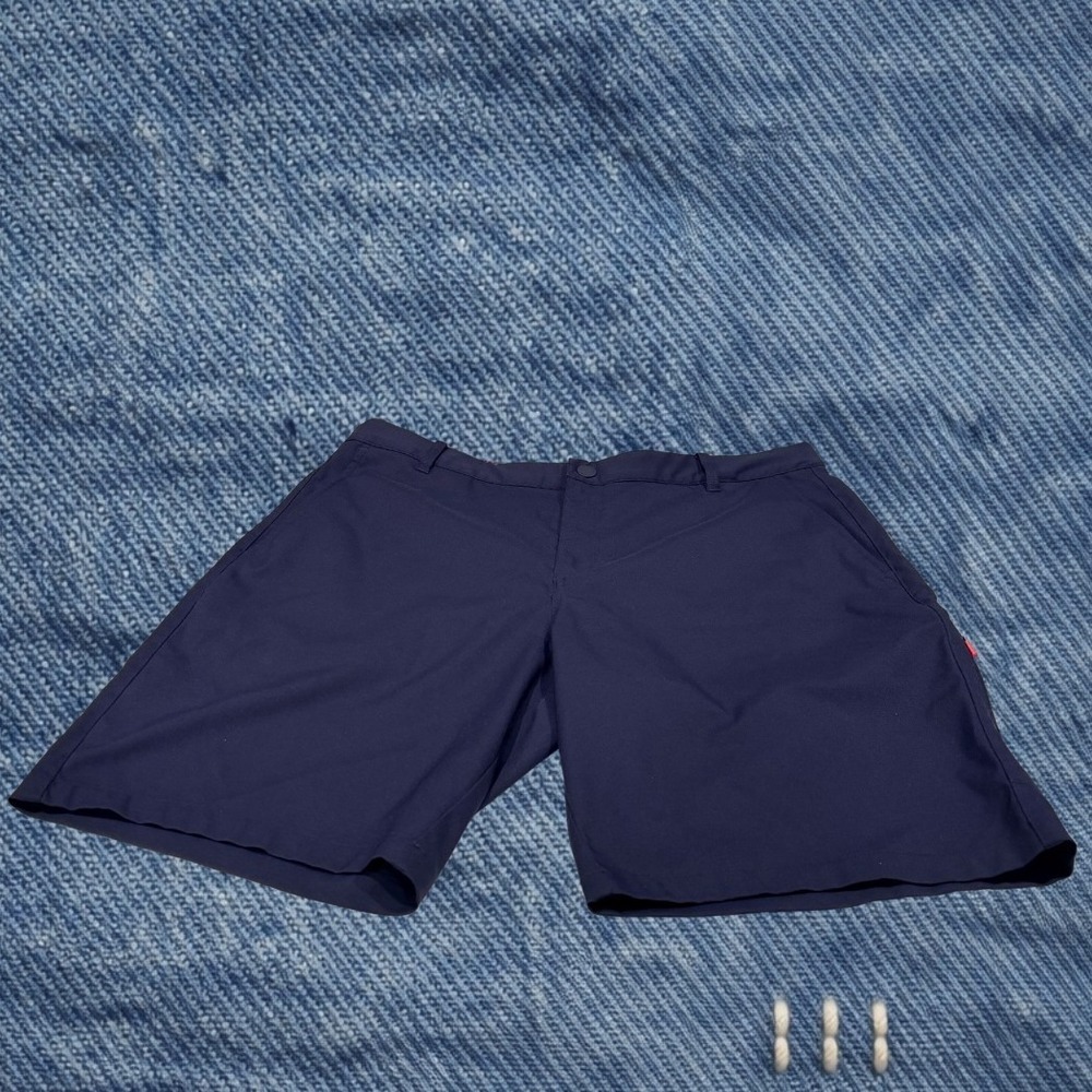 PUMA Volition Golf Shorts 9"‎ USA Deep Navy Size 35 Performance Athletic